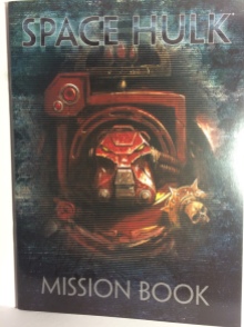 The mission book and the rulebook nicely illustrated images.