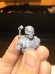 The Assassin has lots of cracks on the model - not sure if they are all sculpted yet. Need to check again before priming.