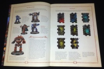 The pieces, game mechanics and how to play the game are explained in detail, with beautiful showcase models depicted on the pages.