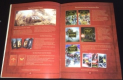 I skipped to the end here - it shows a series of Horus Heresy products to familiarize the players of the setting.